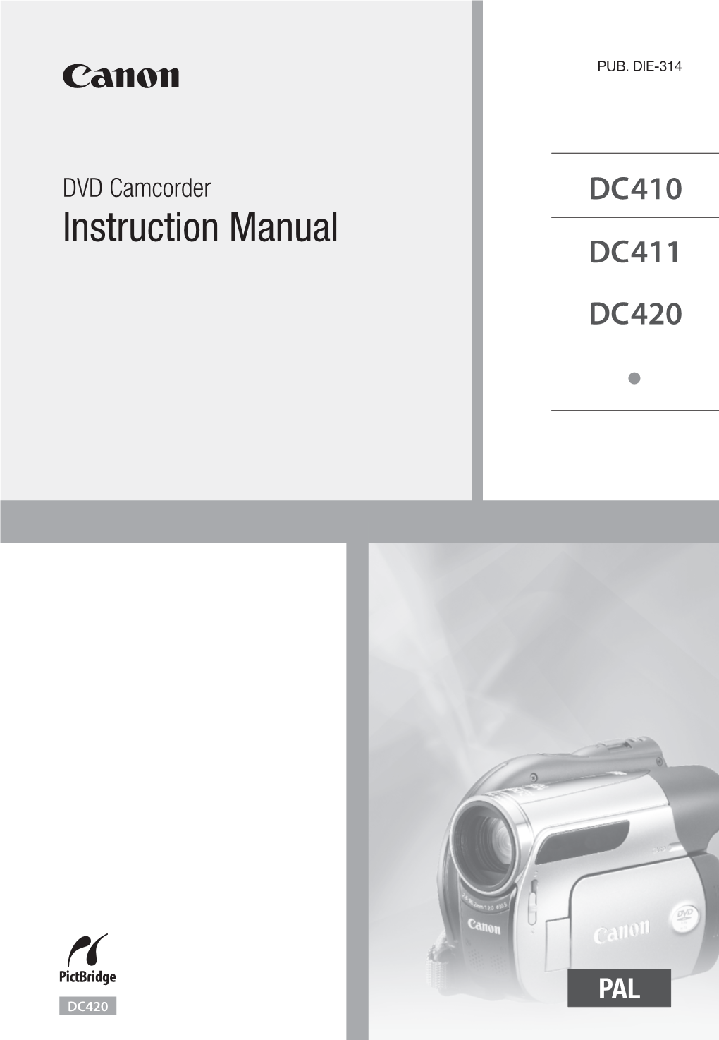 Instruction Manual DC411 DC420