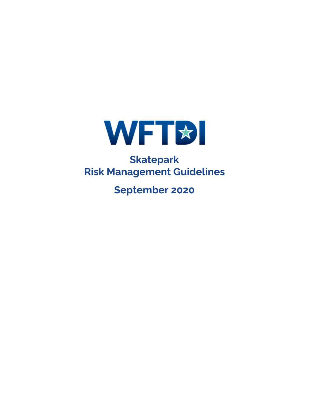 WFTDI Skatepark Guidelines