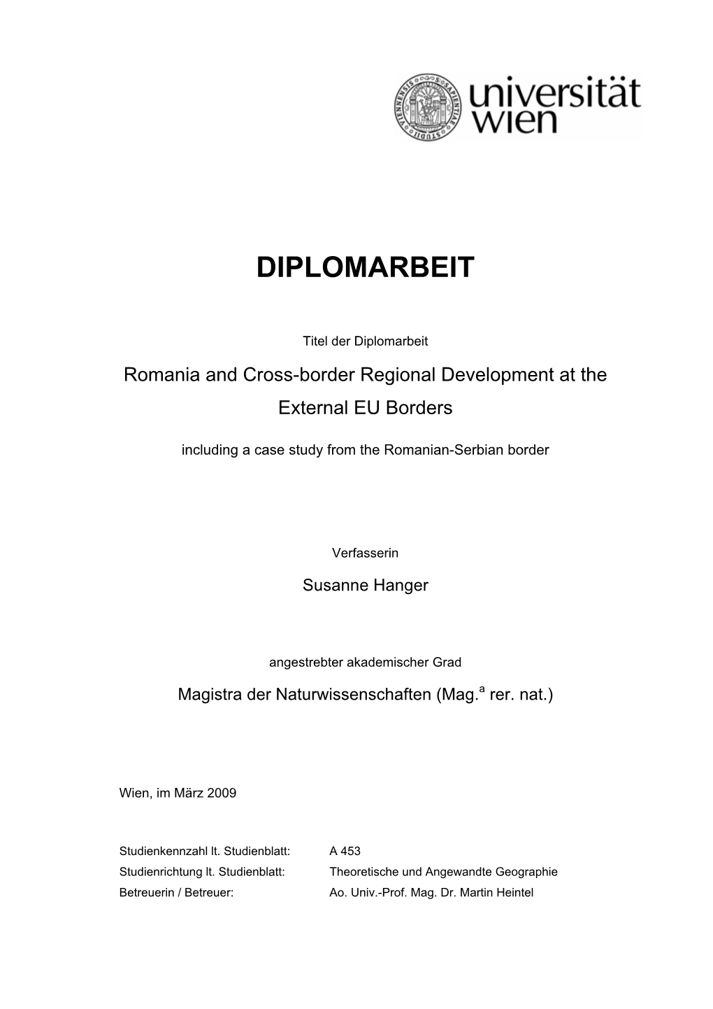 Diplomarbeit