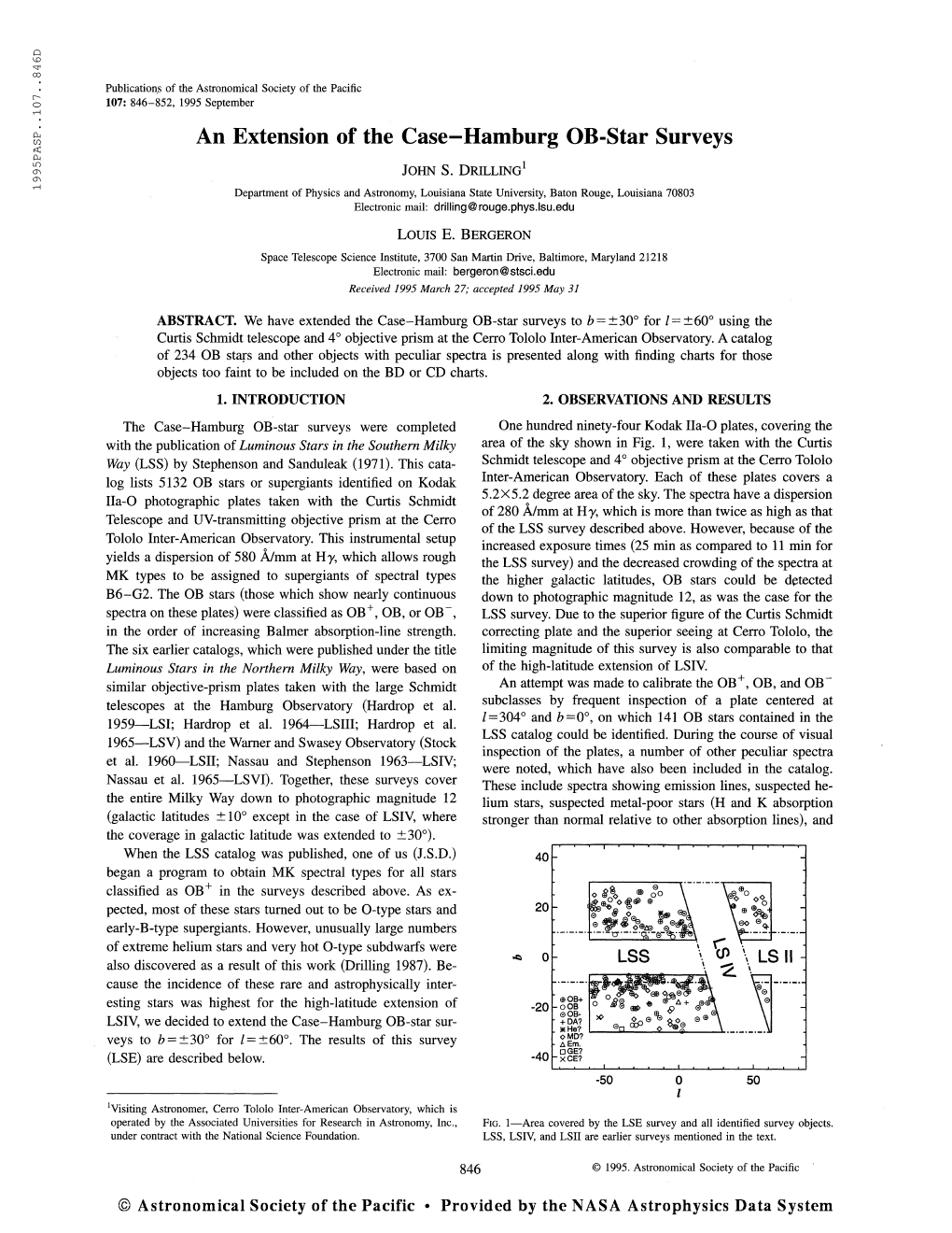 Publications of the Astronomical Society of the Pacific 107: 846-852, 1995 September