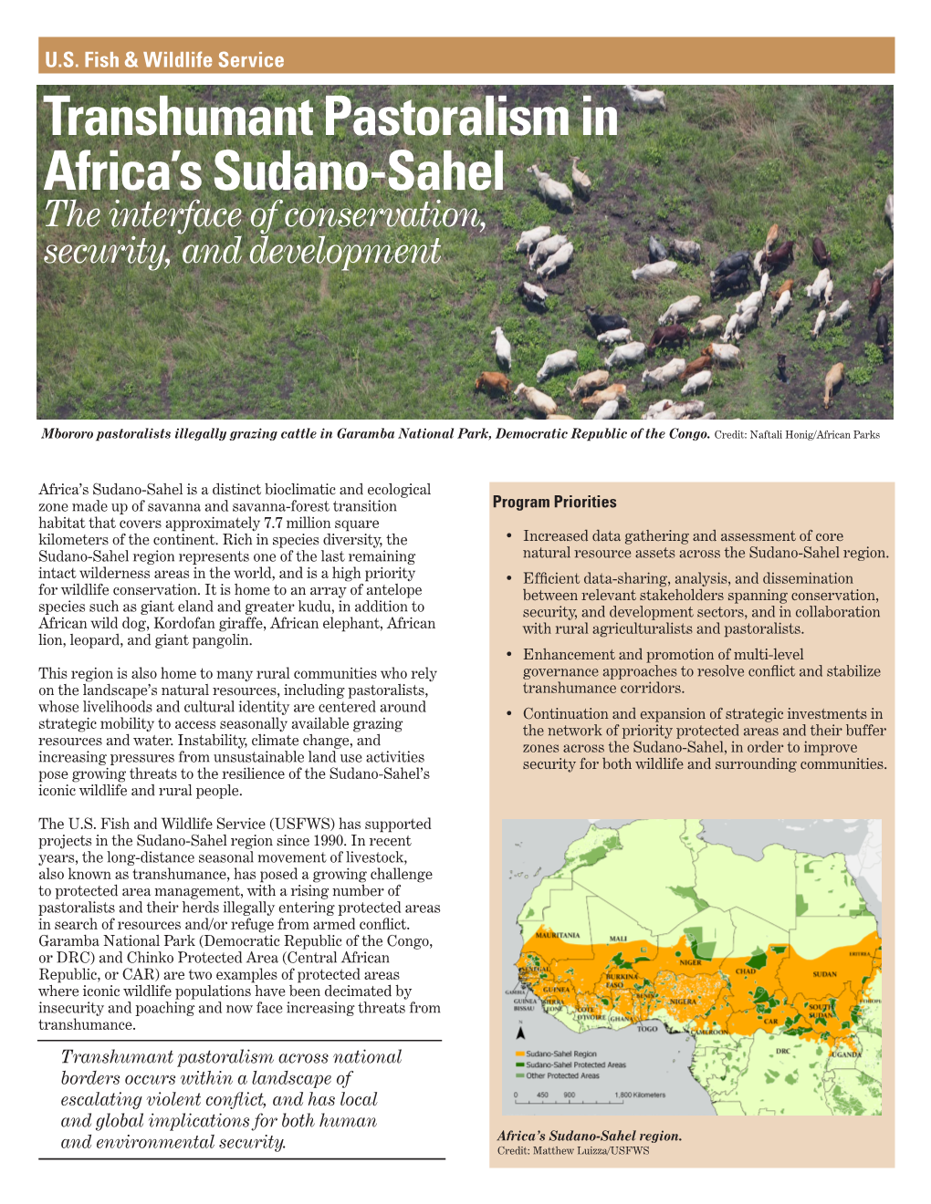 Transhumant Pastoralism in Africa's Sudano-Sahel