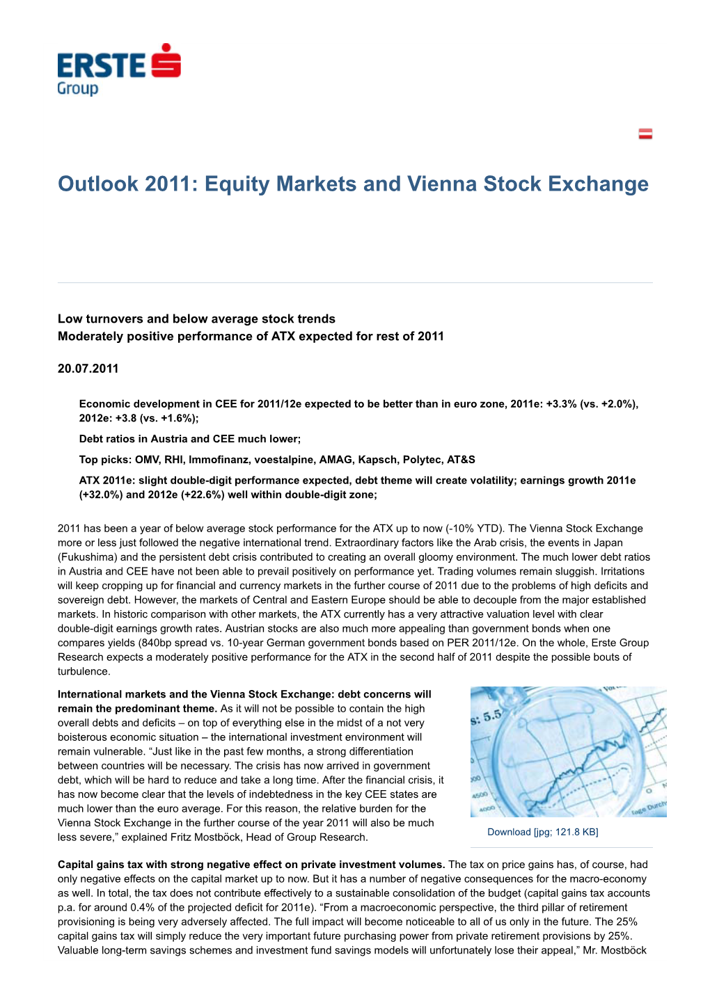 Equity Markets and Vienna Stock Exchange