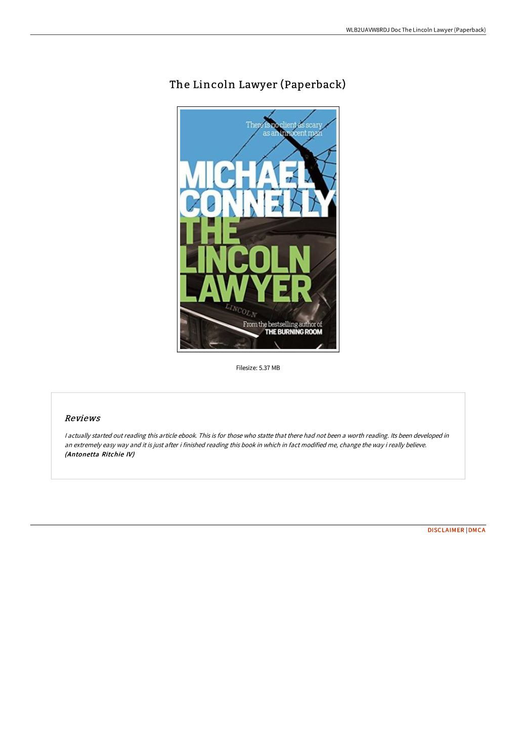 Get Kindle ^ the Lincoln Lawyer (Paperback)
