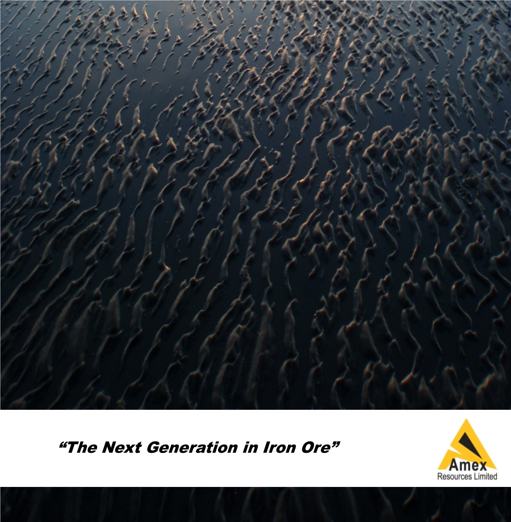 “The Next Generation in Iron Ore”