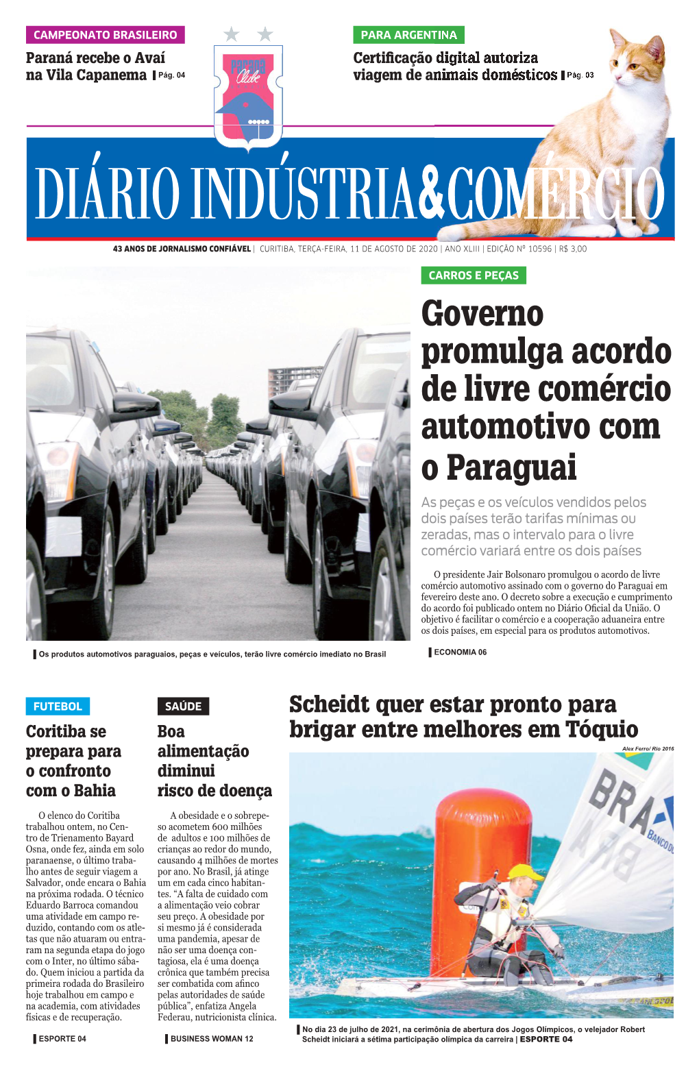 Governo Promulga Acordo De Livre Comércio Automotivo Com O Paraguai
