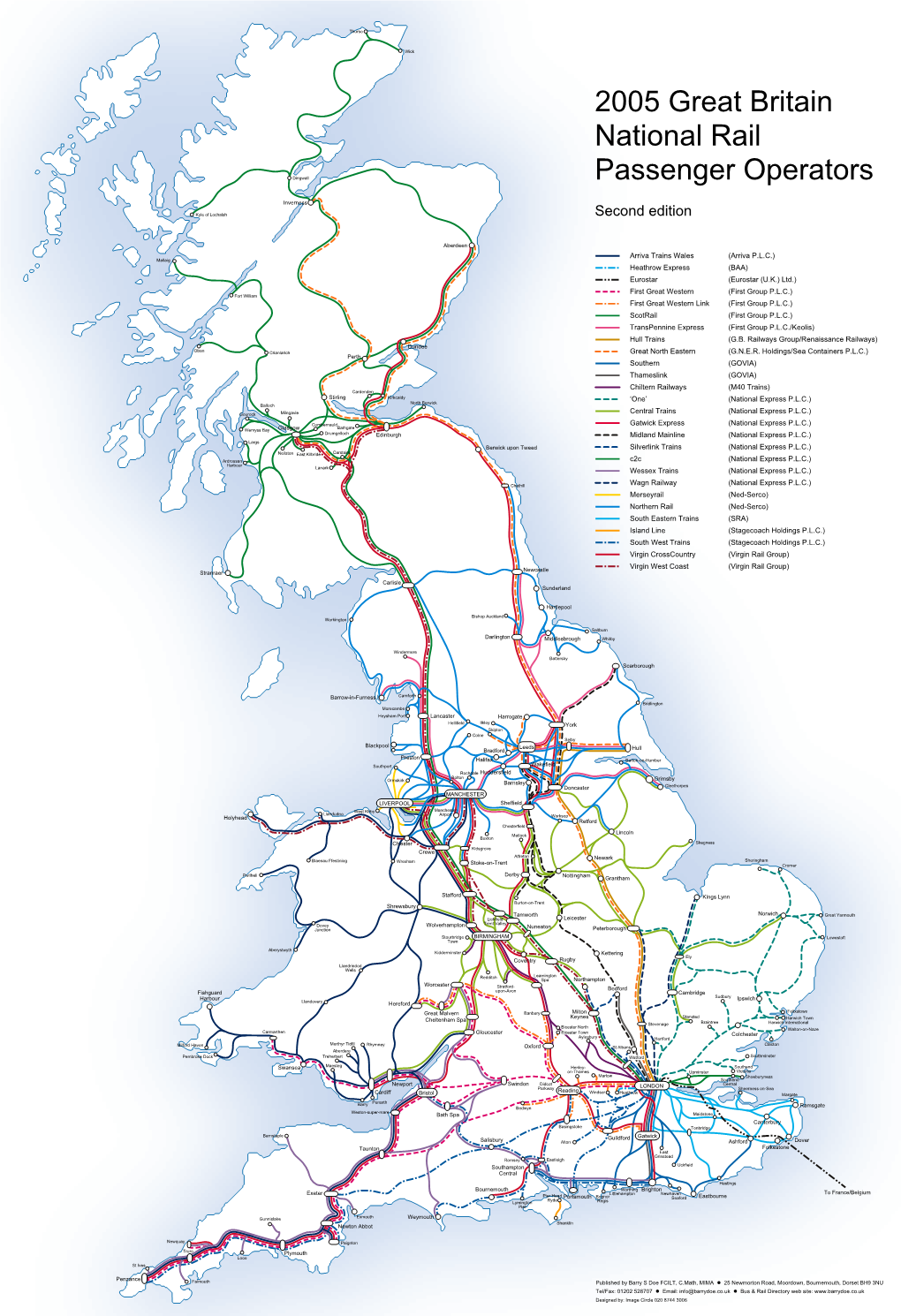 2005 Great Britain National Rail Passenger Operators