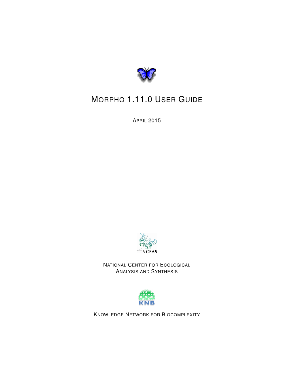 Morpho 1.11.0 User Guide