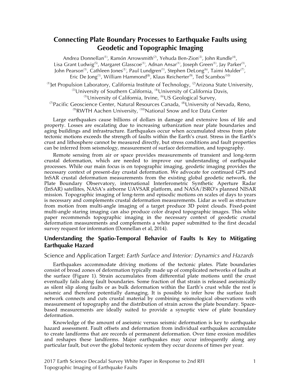 Connecting Plate Boundary Processes to Earthquake Faults