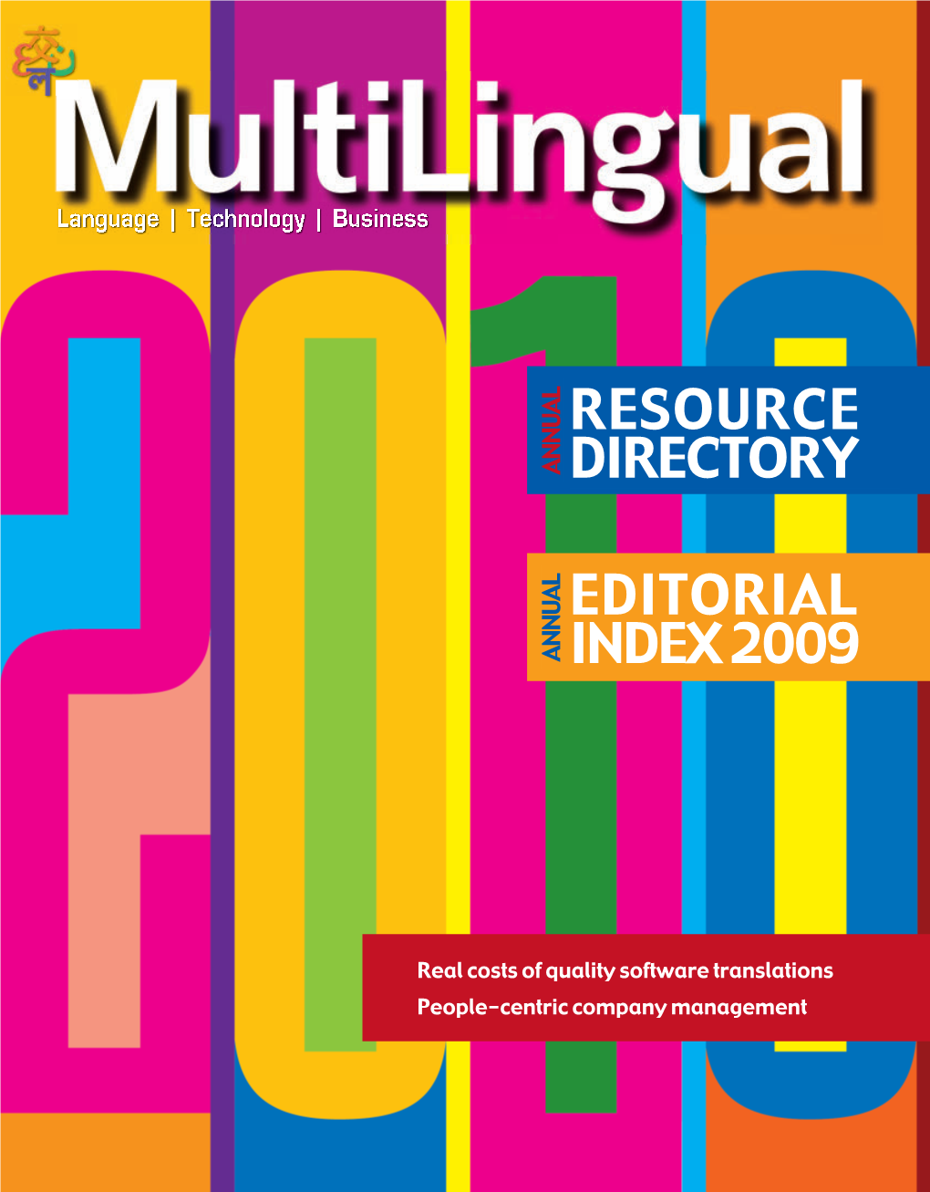 Multilingual -2010 Resource Directory & Editorial Index 2009