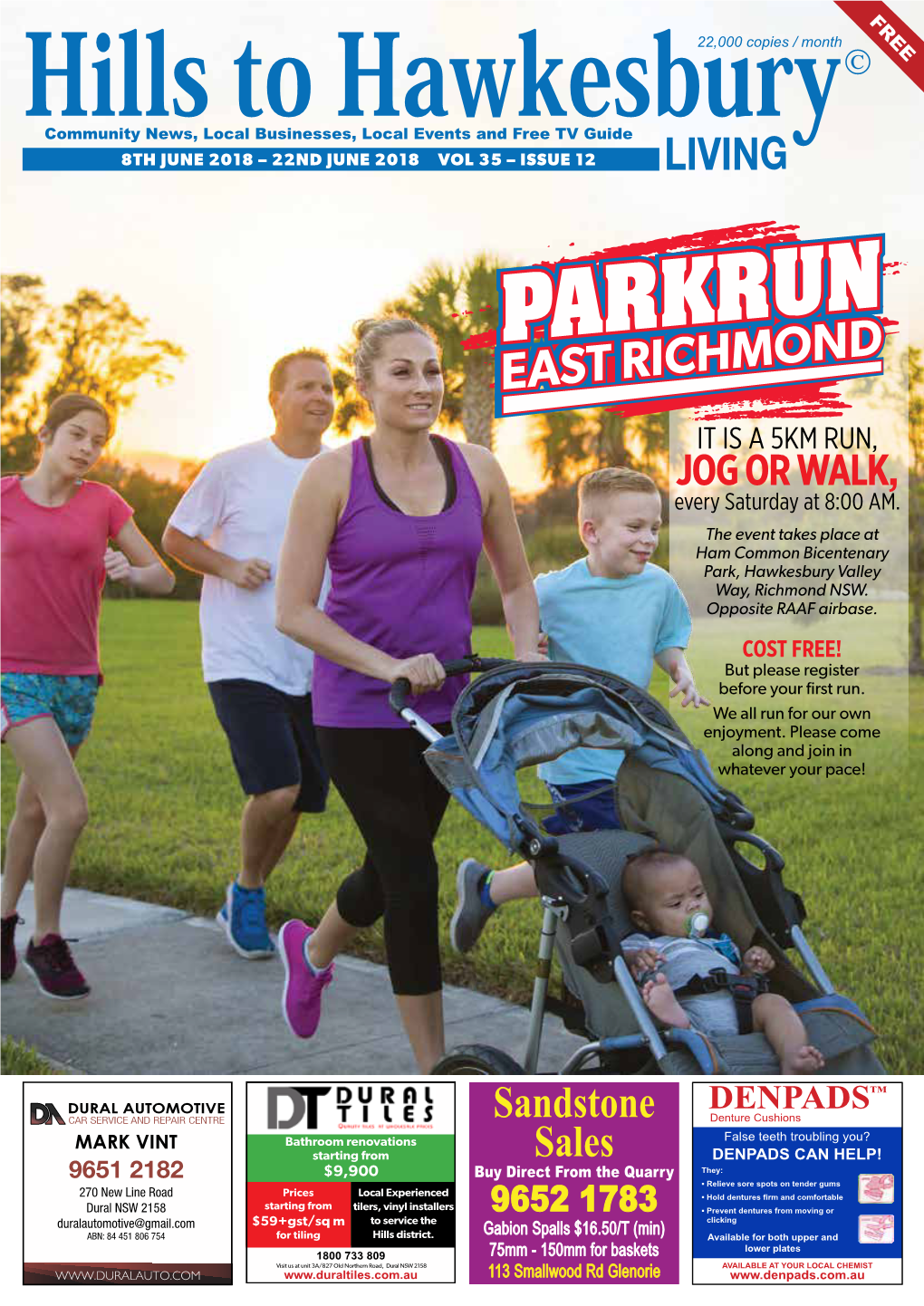 8 June 2018 | Hills to Hawkesbury Living Read Online: 02 4789 0622