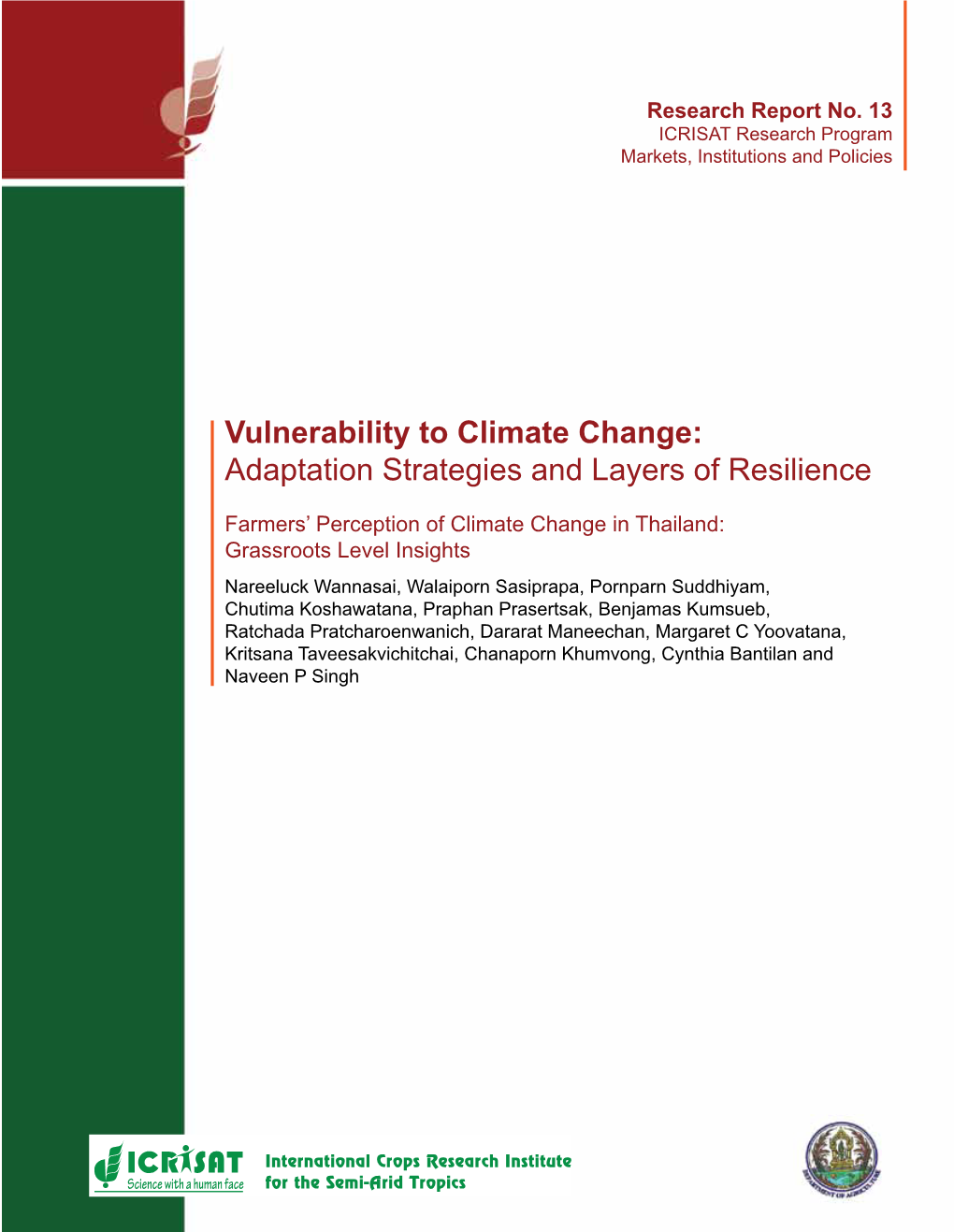 Vulnerability to Climate Change: Adaptation Strategies and Layers of Resilience