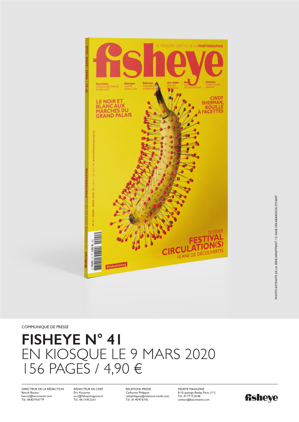 Fisheye N° 41 En Kiosque Le 9 Mars 2020 156 Pages / 4,90 €