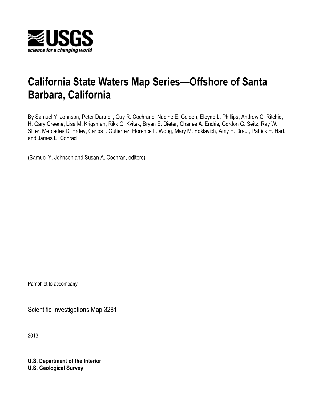 California State Waters Map Series: Offshore of Santa Barbara, California