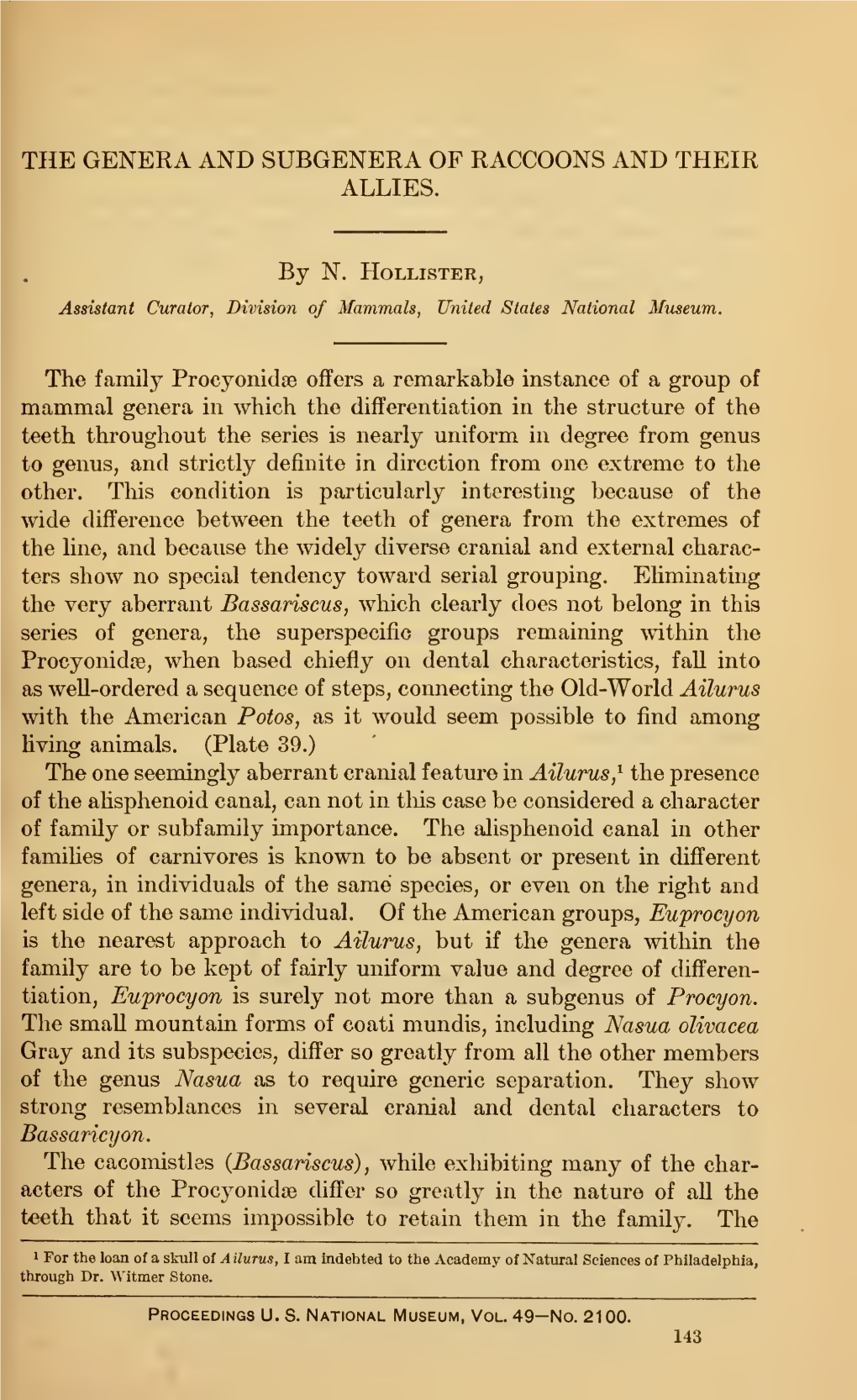 Proceedings of the United States National Museum