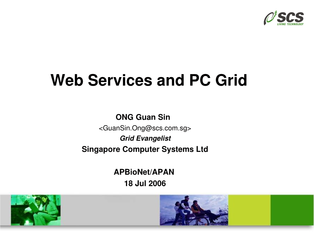 Web Services and PC Grid