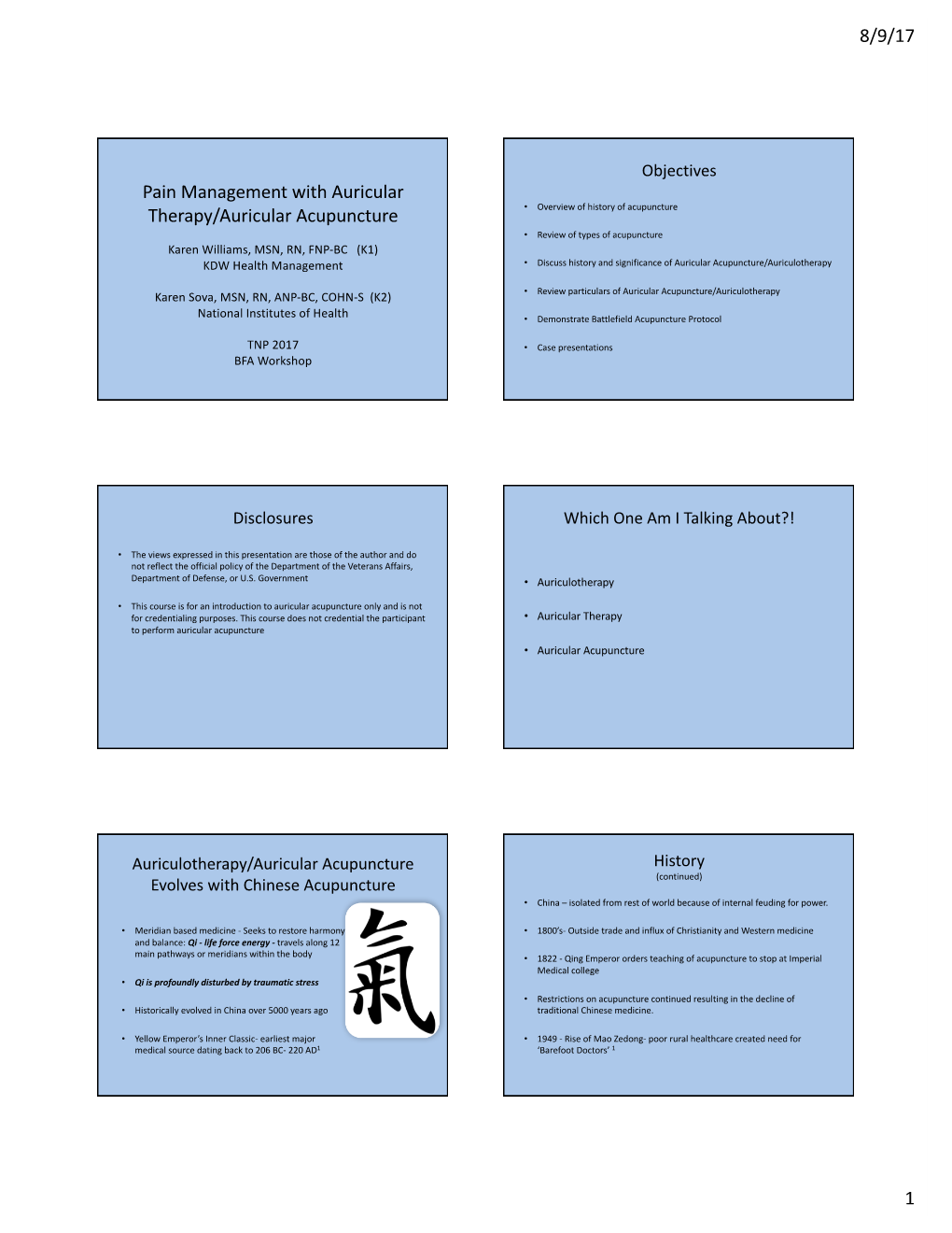 Introduction to Auricular Acupuncture for Pain Management