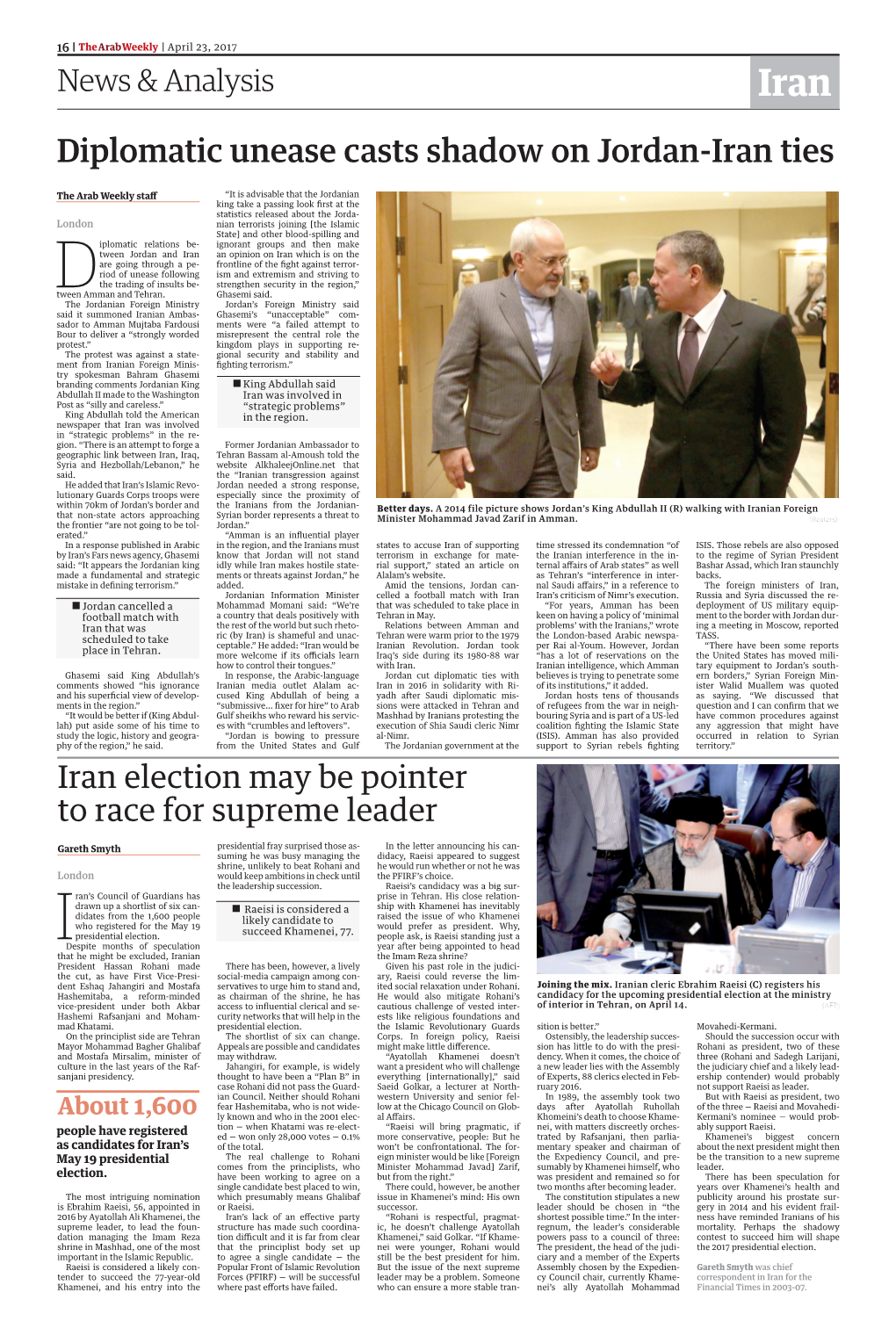 Diplomatic Unease Casts Shadow on Jordan-Iran Ties
