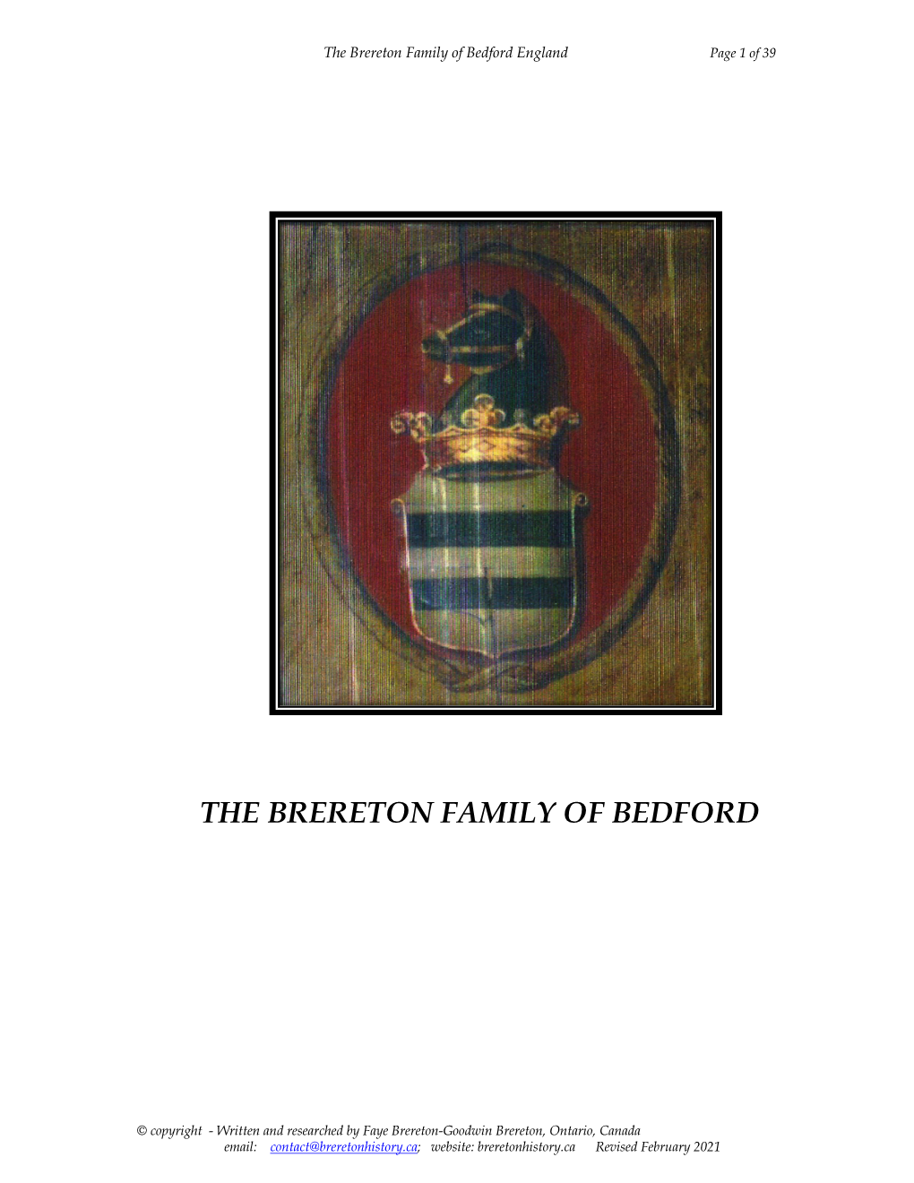 2021 Breretons of Bedford