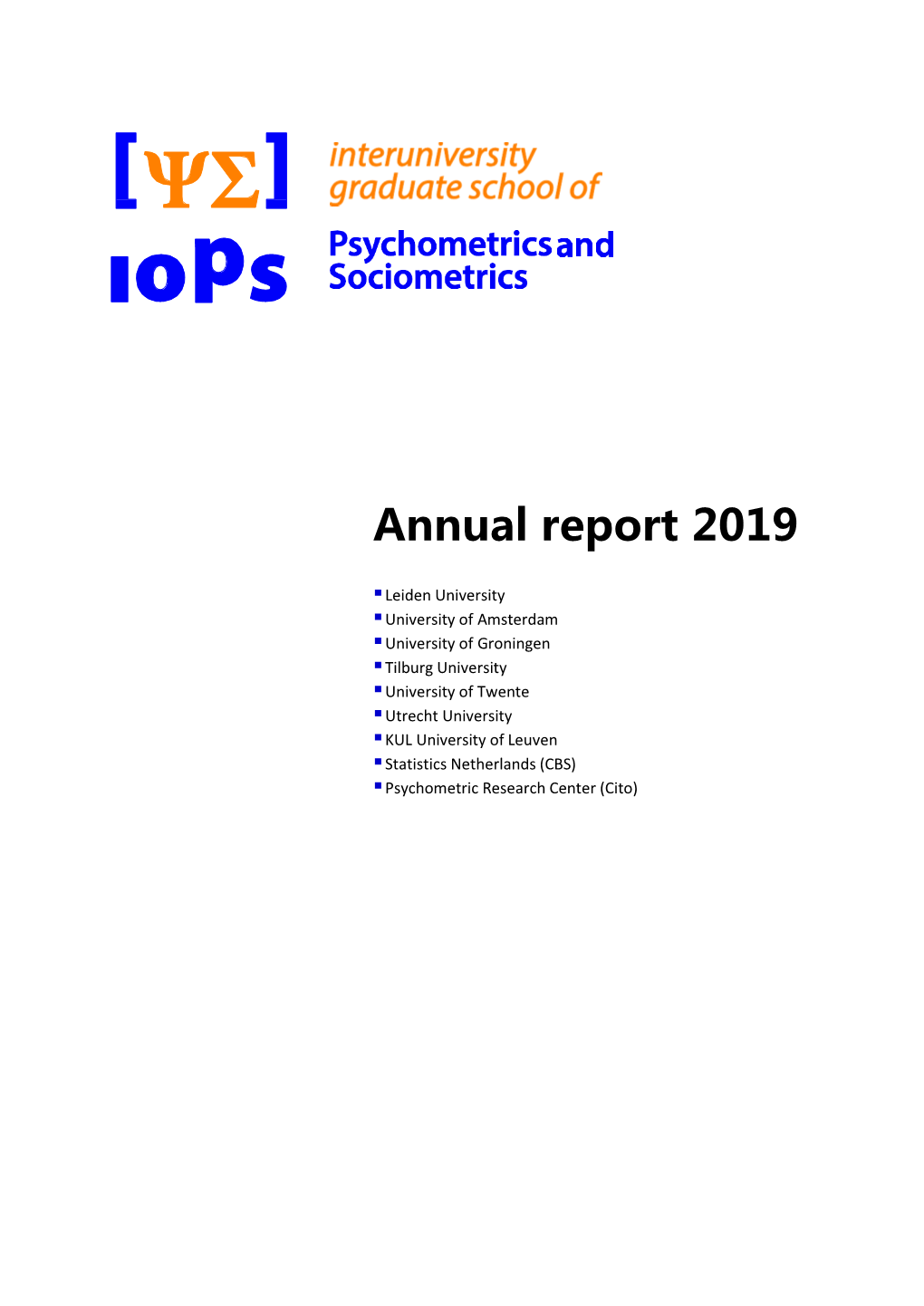 Annual Report 2019