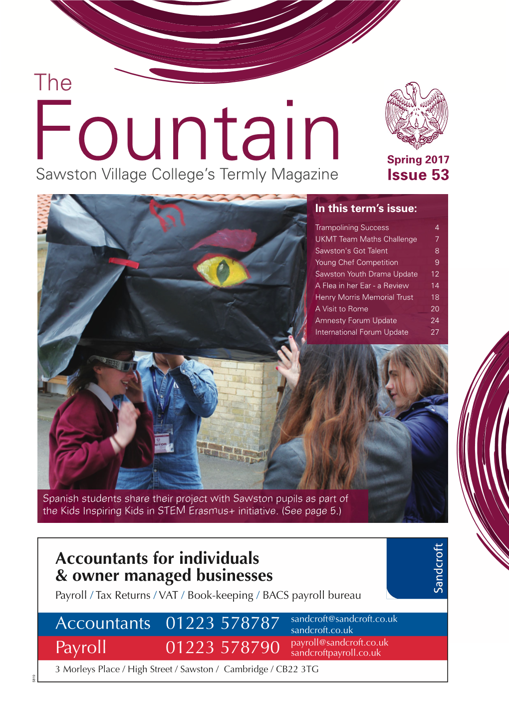 Fountain Spring 2017 8 Layout 1 04/05/2017 14:41 Page 1