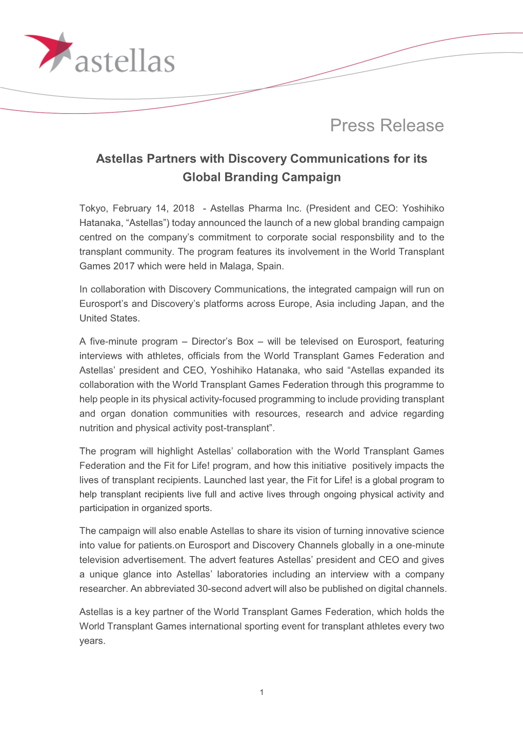 Press Release