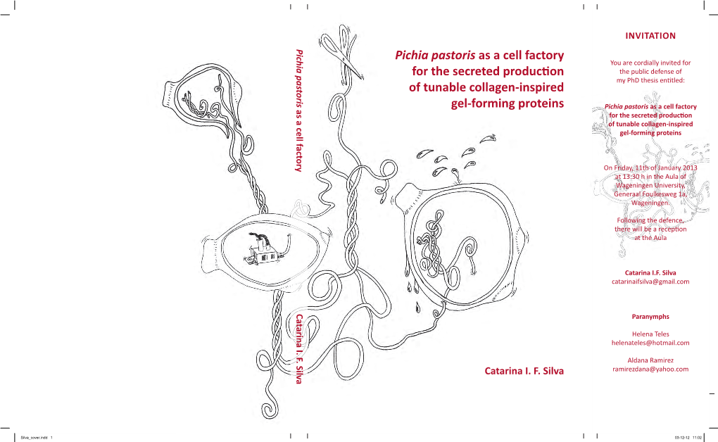 Pichia Pastoris As a Cell Factory for the Secreted Production of Tunable Collagen-Inspired Gel-Forming Proteins