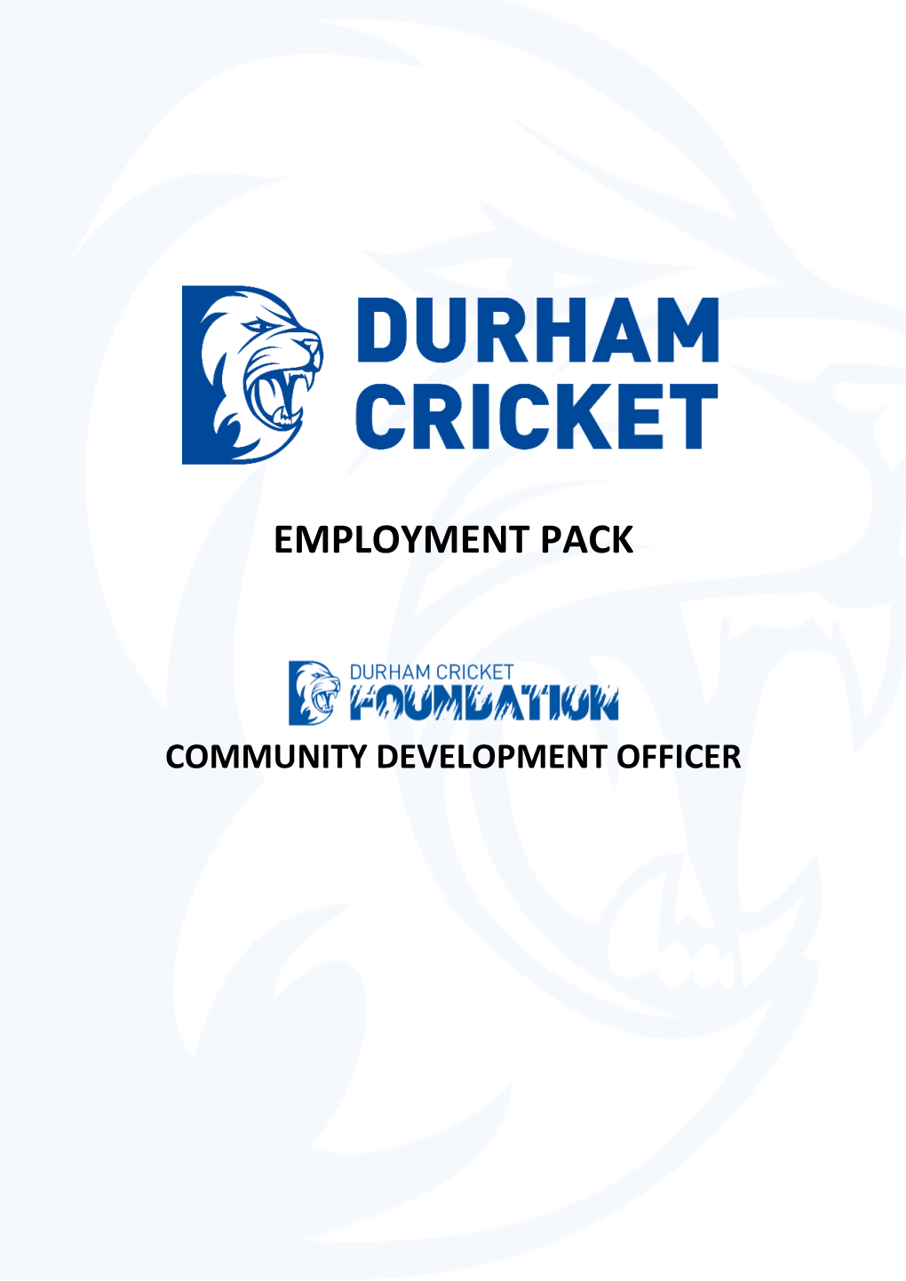 Community Development Officer