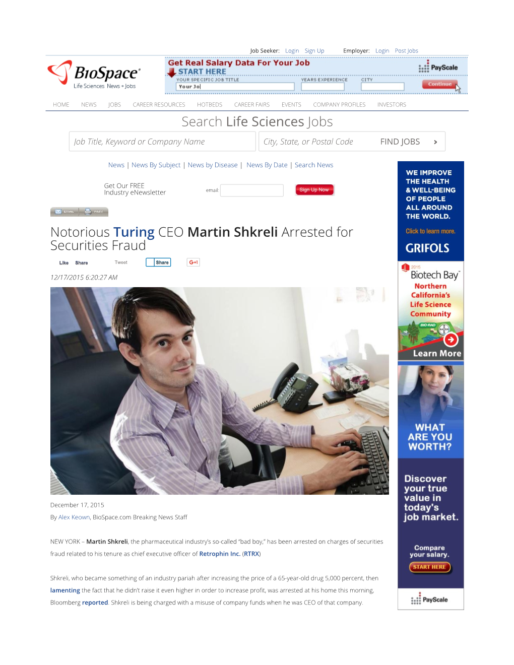 Notorious Turing CEO Martin Shkreli Arrested for Securities Fraud Like Share Tweet Share