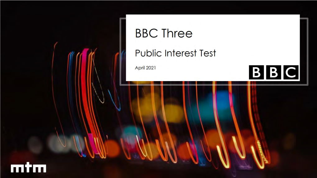 What Is Bbc Three?