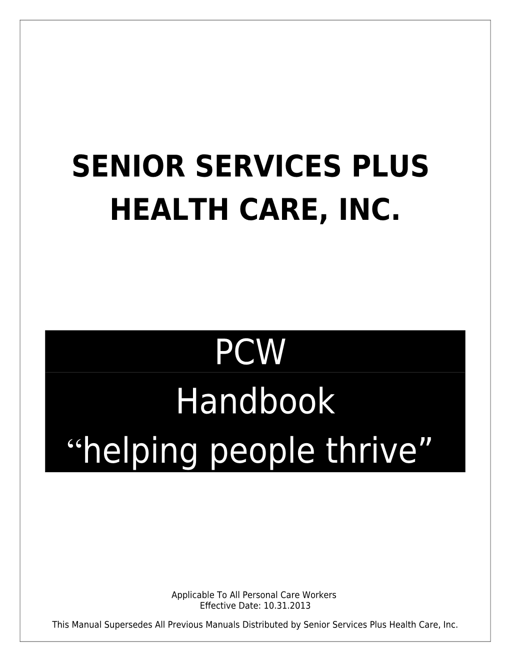 Senior Services Plus