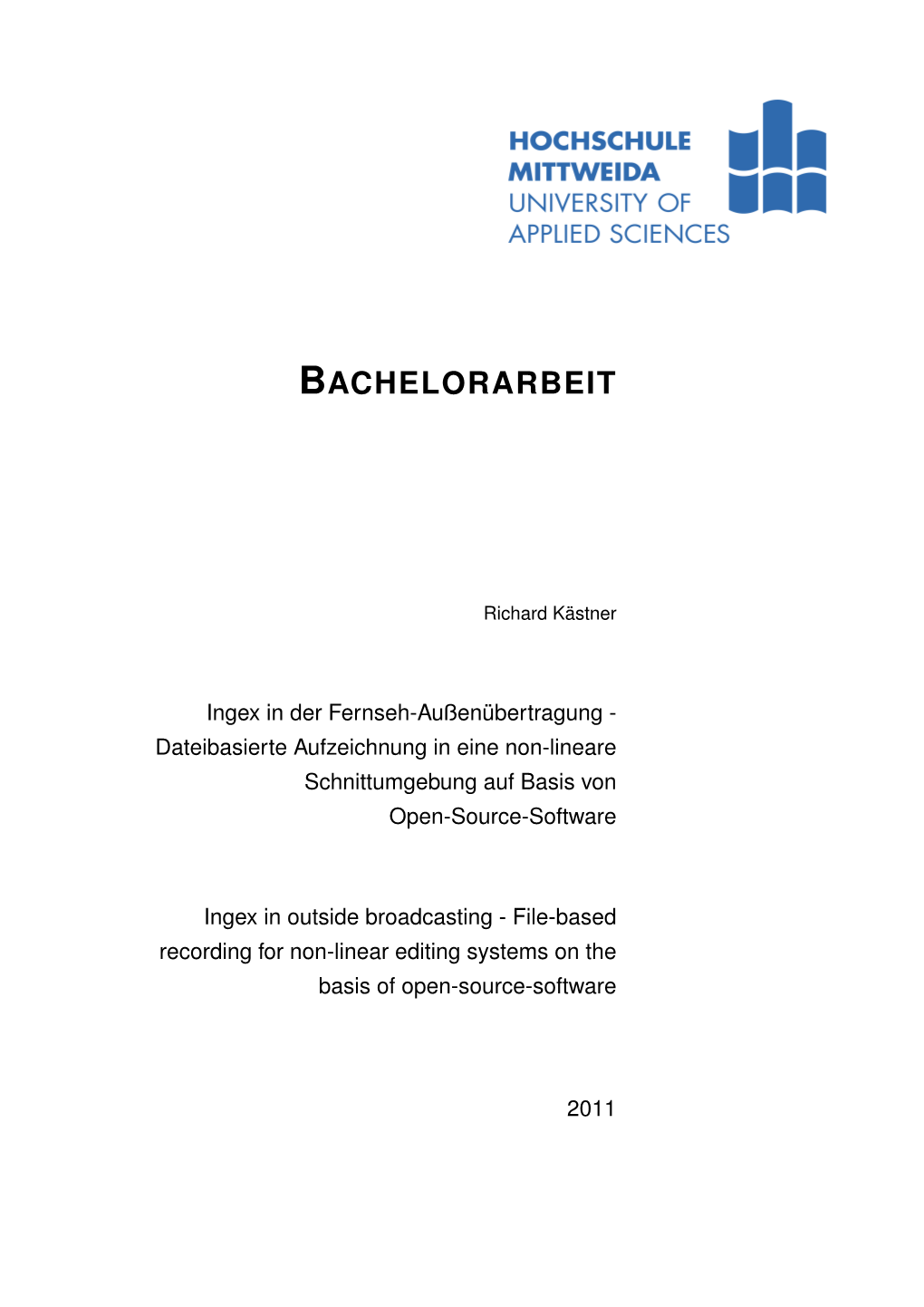 Bachelorarbeit