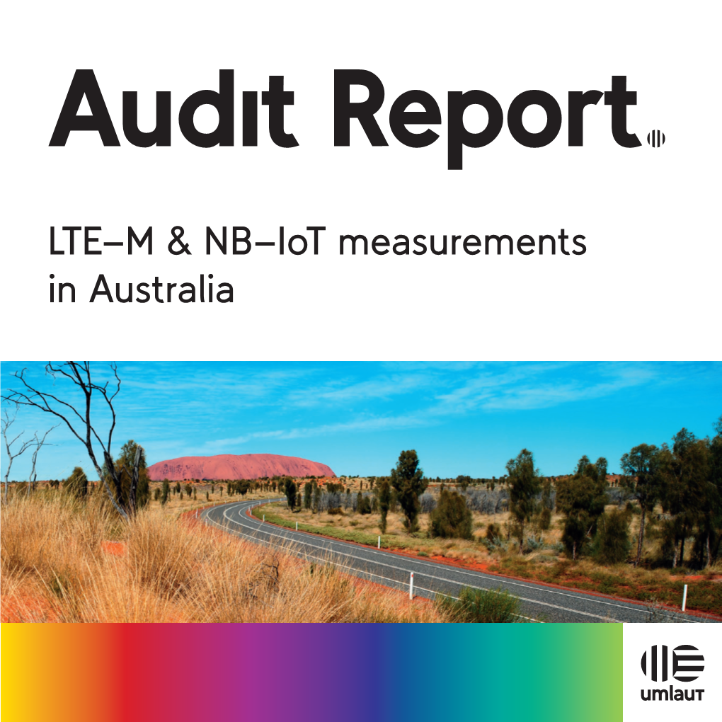 LTE-M & NB-Iot Measurements in Australia