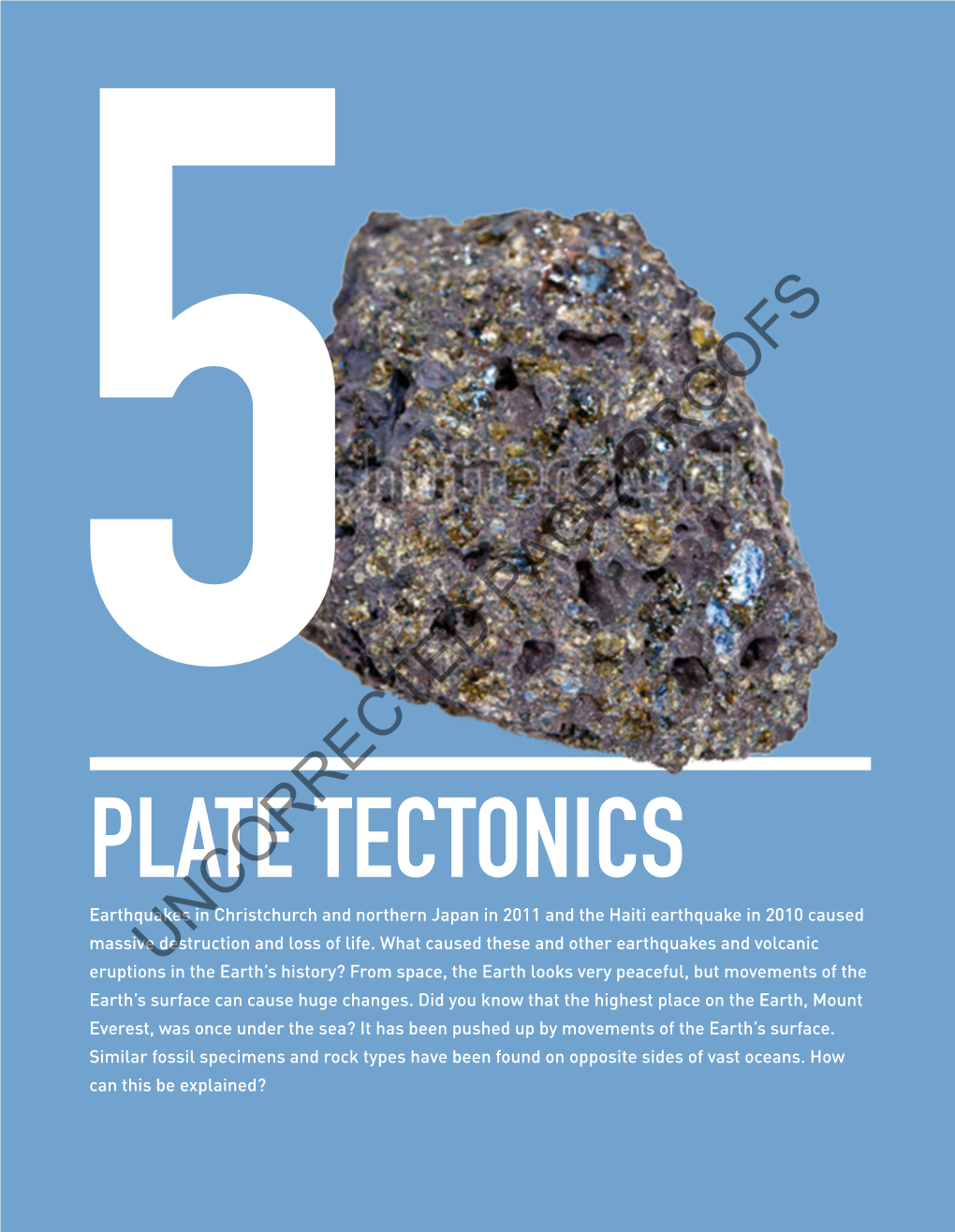 Plate Tectonics Earthquakes in Christchurch and Northern Japan in 2011 and the Haiti Earthquake in 2010 Caused Massive Destruction and Loss of Life