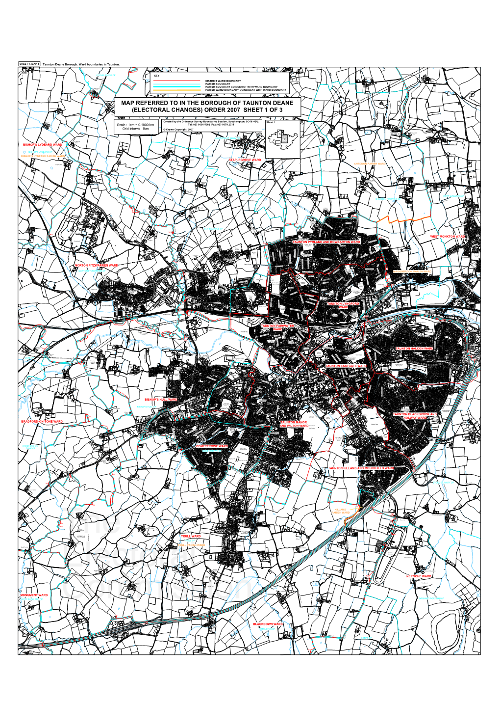 MAP REFERRED to in the BOROUGH of TAUNTONS DEANE O N a G E Portman Farm L Nurseries a N E