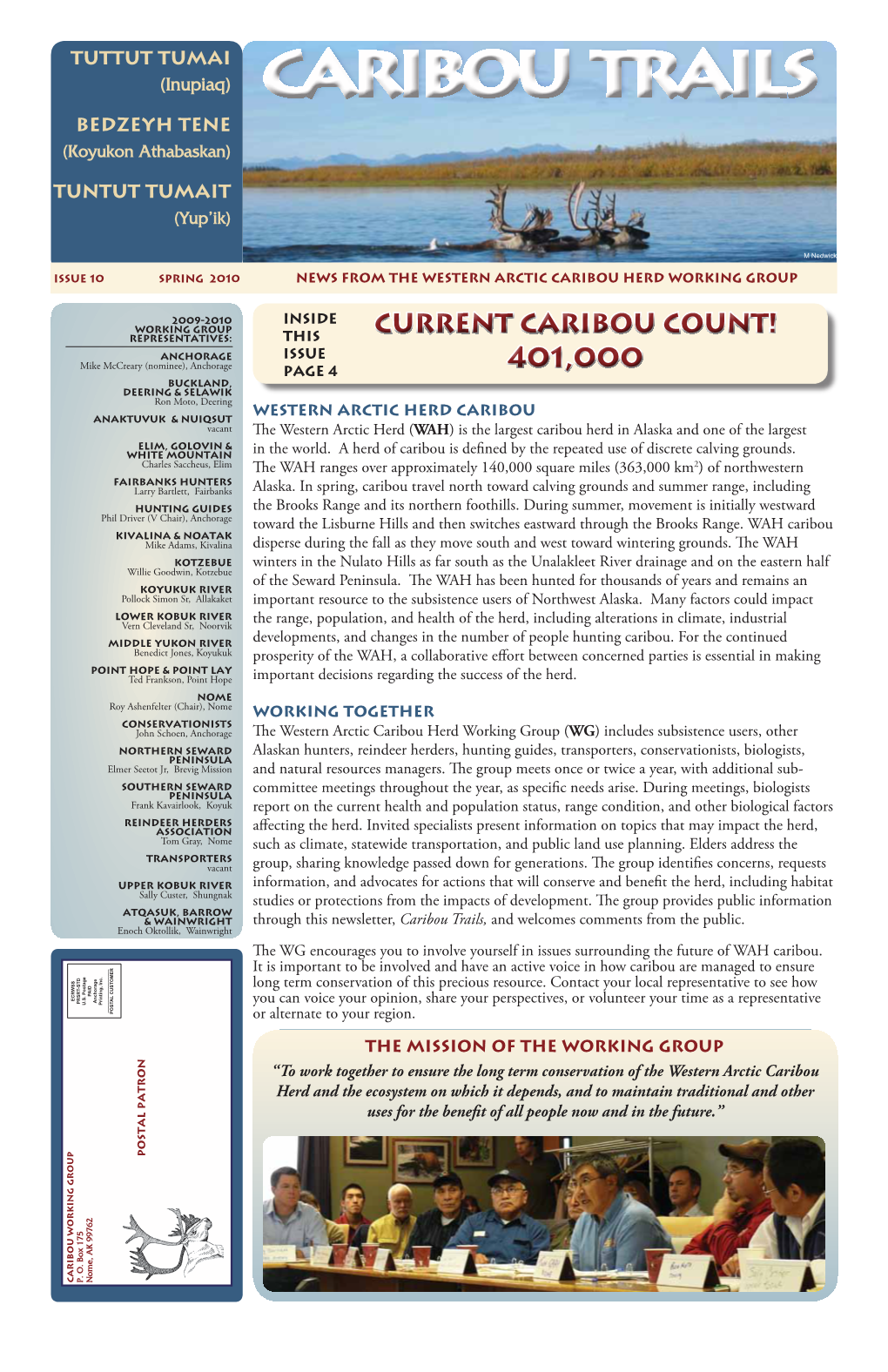 Caribou Trails, Issue 10, Spring 2010