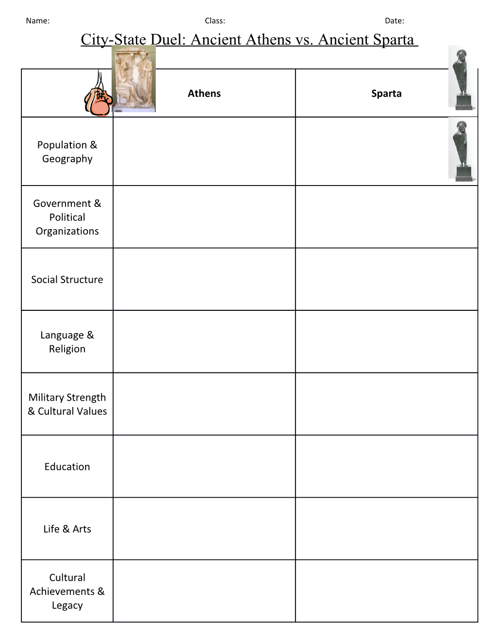 City-State Duel: Ancient Athens Vs. Ancient Sparta