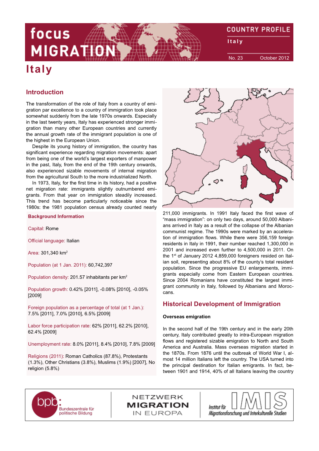 Introduction Historical Development of Immigration