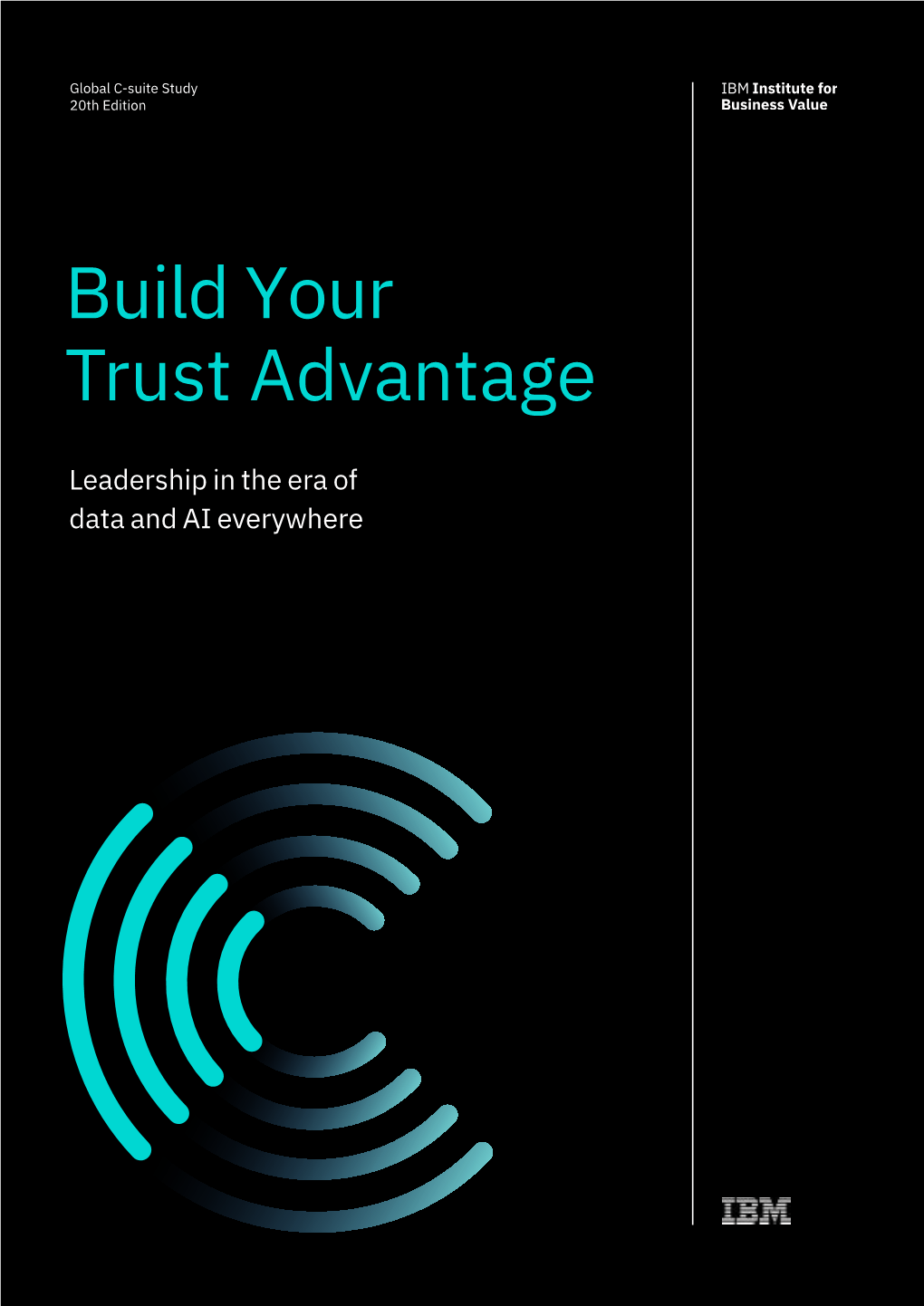 Build Your Trust Advantage, Leadership in the Era of Data