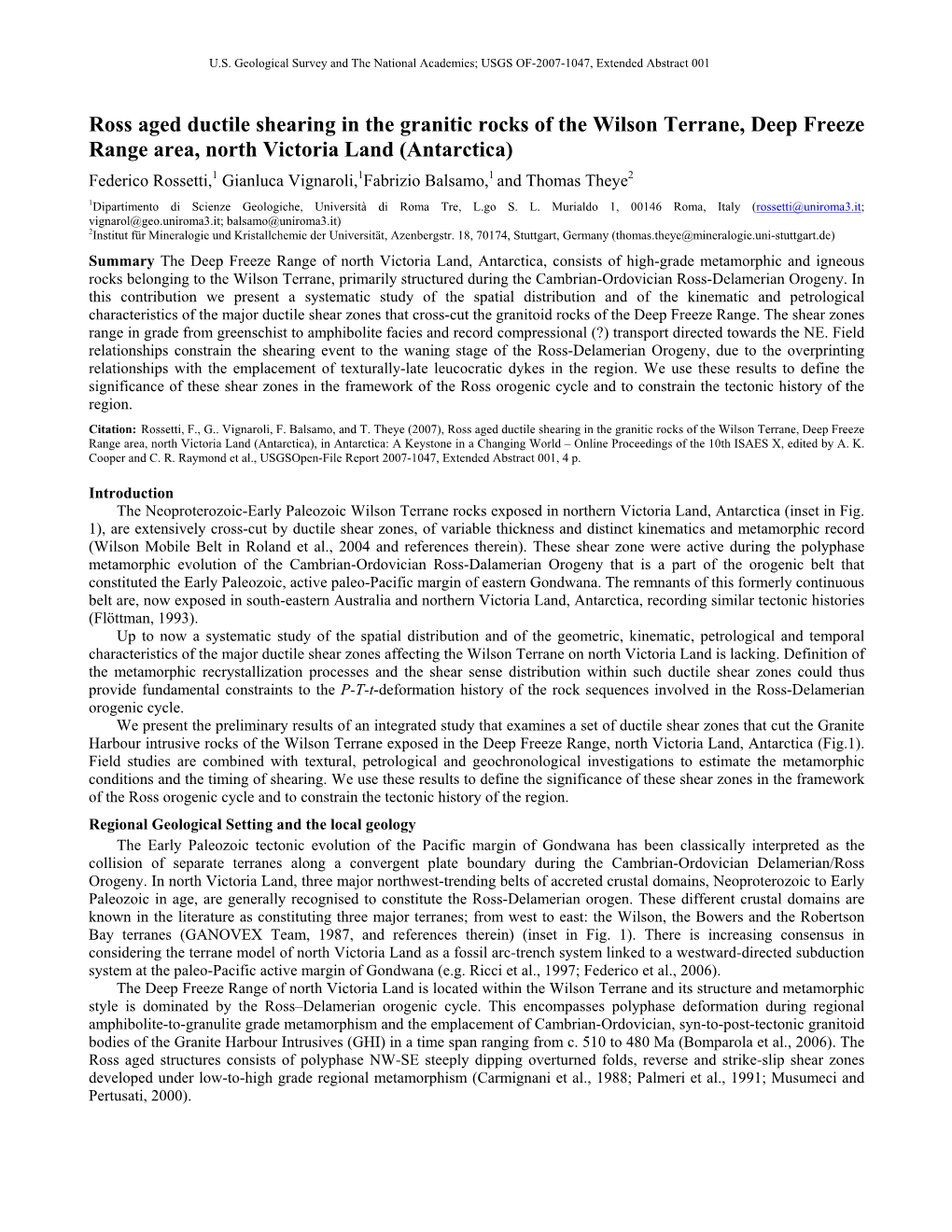 USGS Open-File Report 2007-1047 Extended Abstract