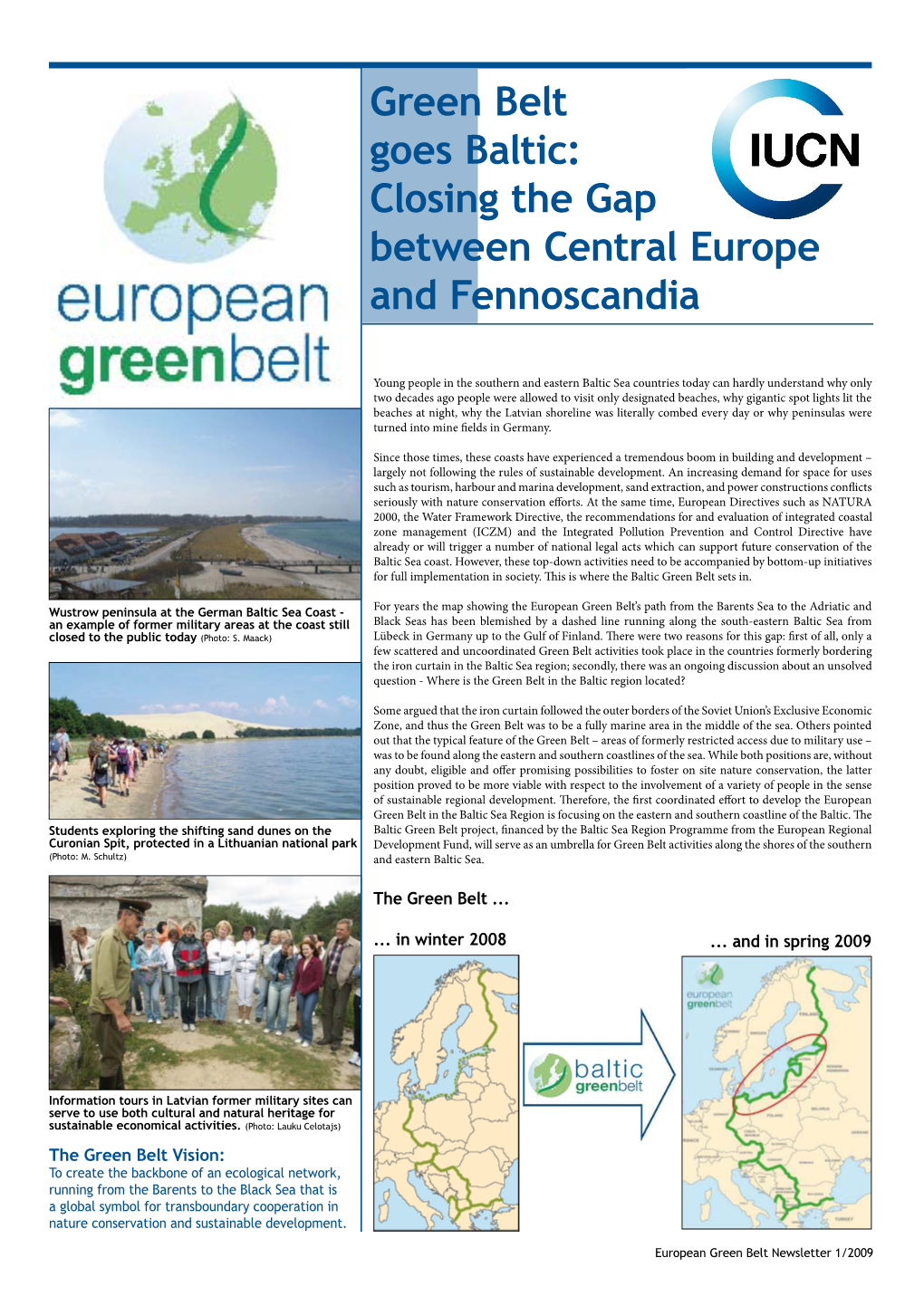 Green Belt Goes Baltic: Closing the Gap Between Central Europe and Fennoscandia