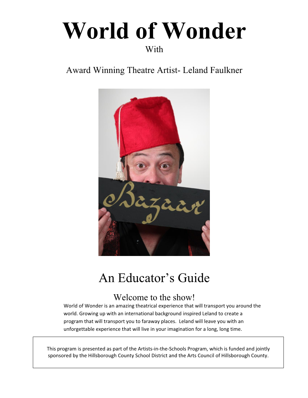 Leland Faulkner Study Guide Worldofwonder Final.Pdf