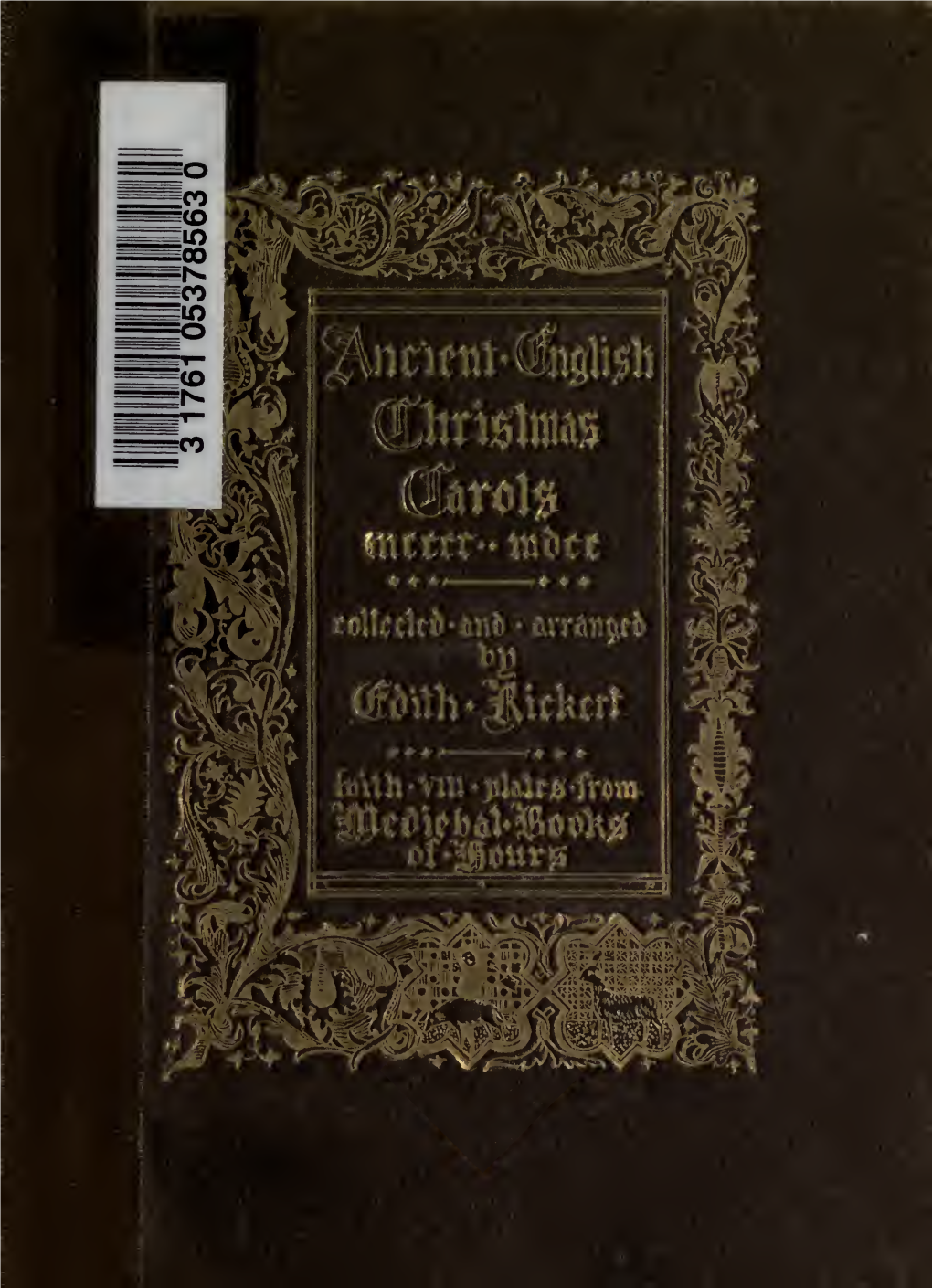 Ancient English Christmas Carols 1400 to 1700