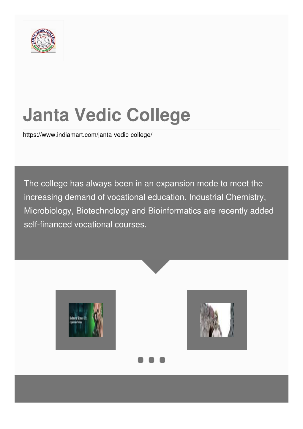 Janta Vedic College