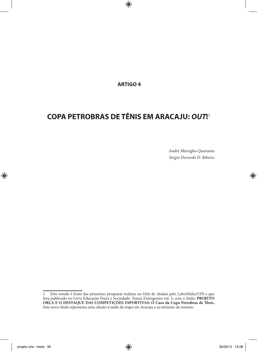 Copa Petrobrás De Tênis Em Aracaju