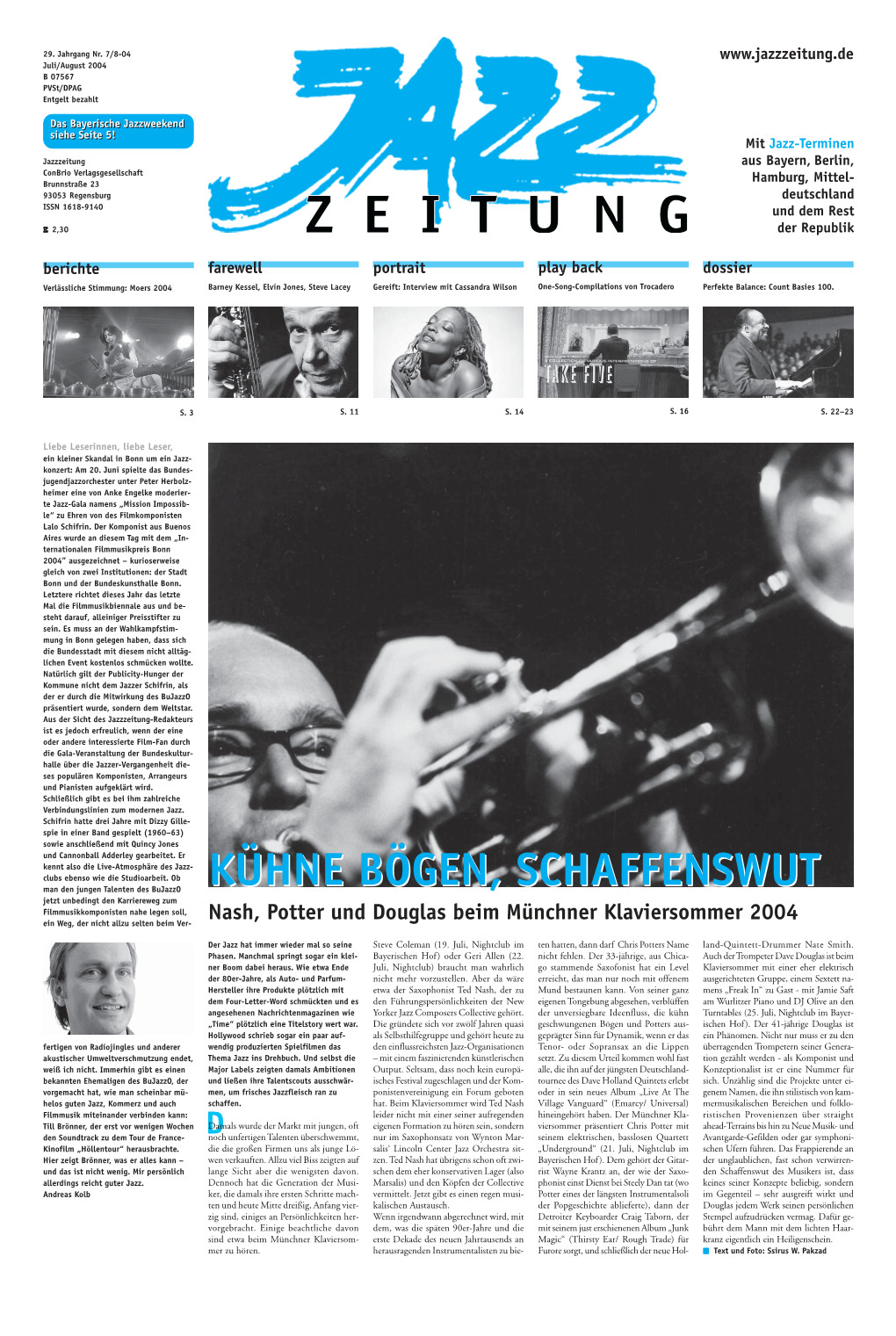 Jazzzeitung 7/8 2004