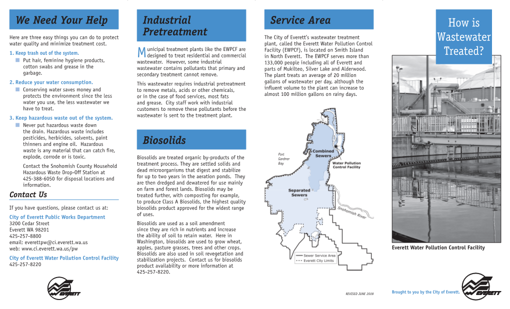 How Is Wastewater Treated (PDF)