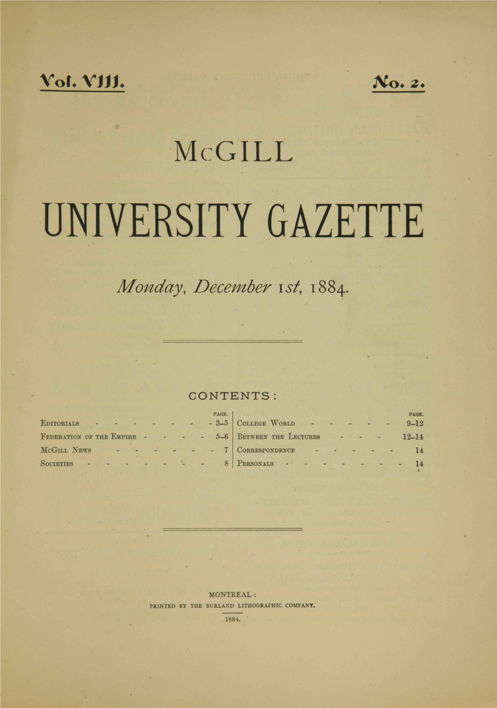 University Gazette