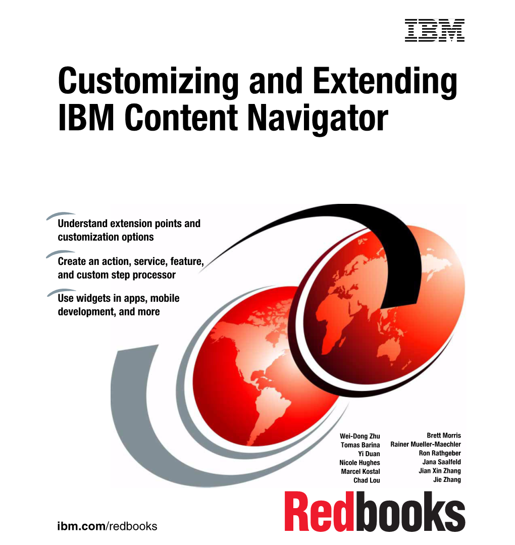 Customizing and Extending IBM Content Navigator