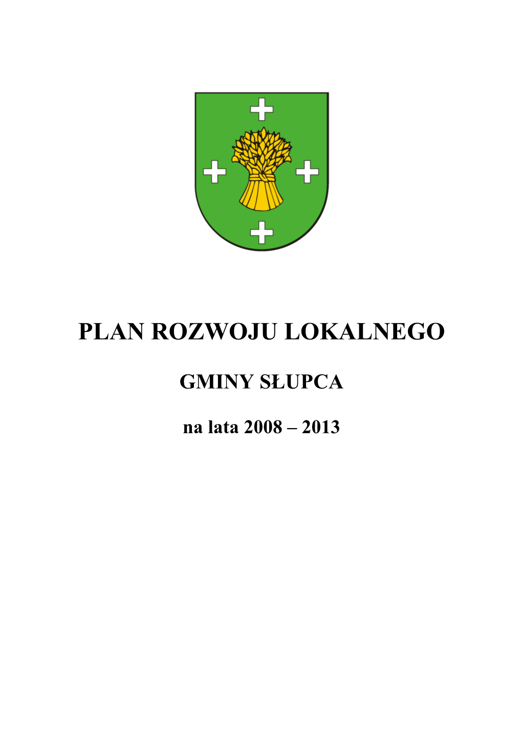 Plan Rozwoju Lokalnego