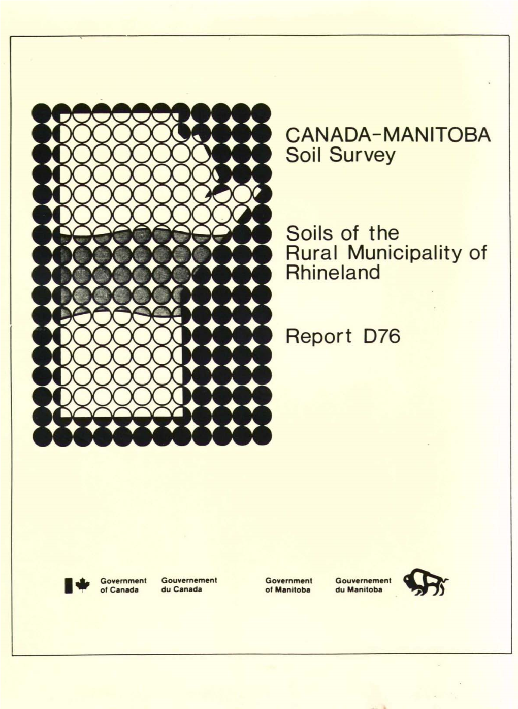 CANADA-MANITOBA Soil Survey Soils of the Rural Municipality Of